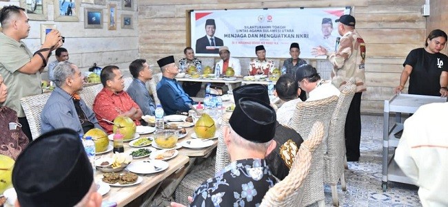 HNW Shilaturahim Keummatan dan Kebangsaan Dengan Para Pendeta dan Tokoh Lintas Agama di Manado, untuk Kuatkan NKRI
