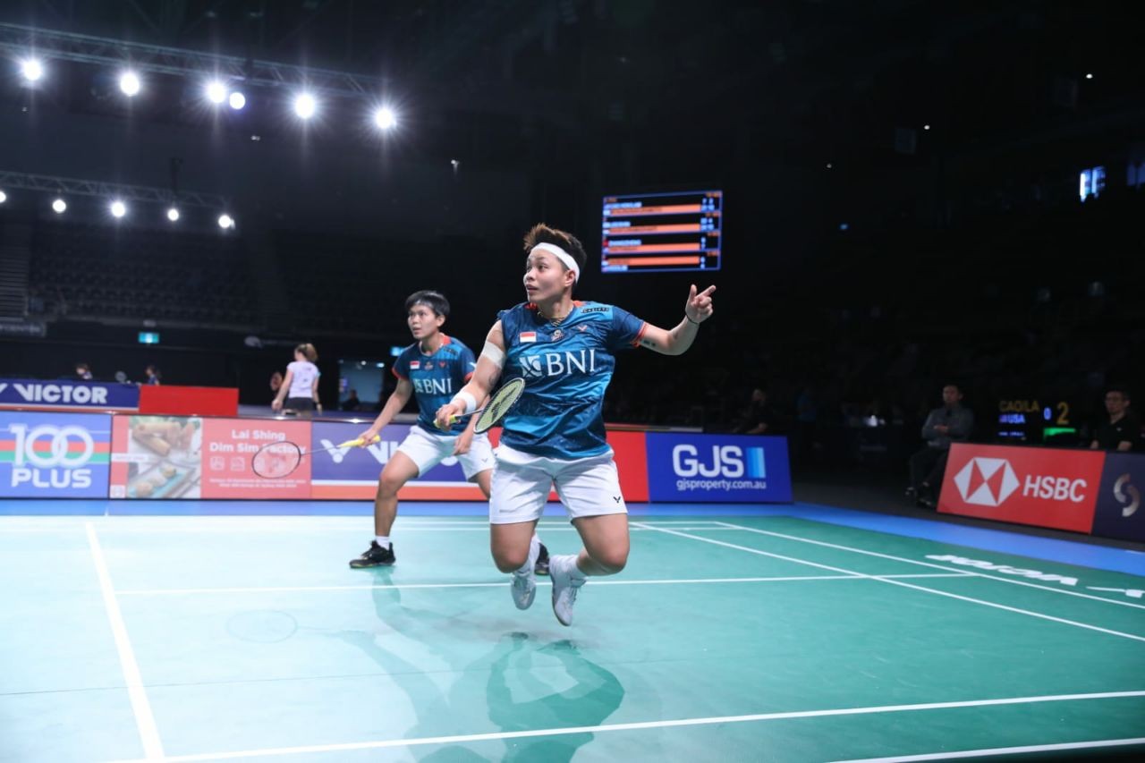 Australia Open 2023,  Apriyani/Fadia Bersusah Payah Raih Kemenangan Atas Korsel