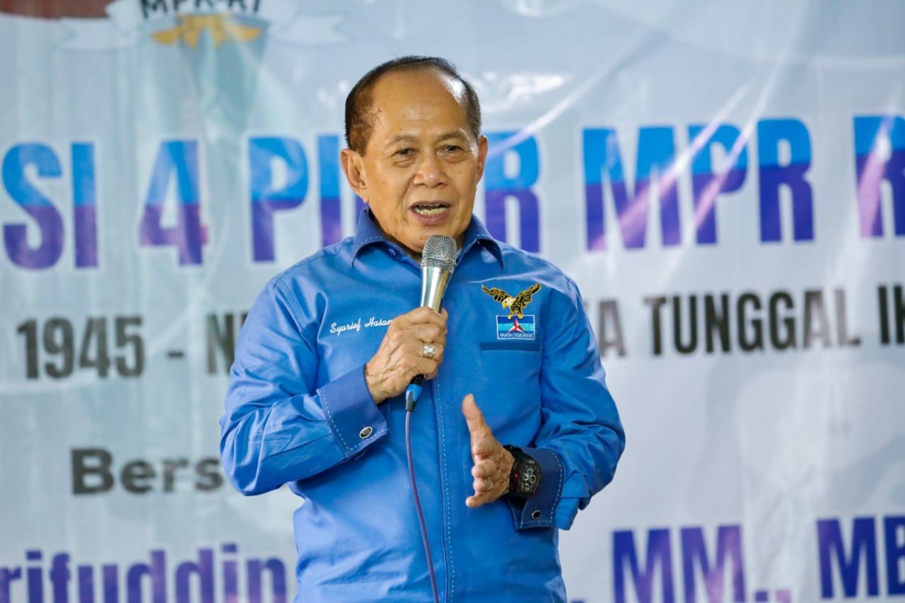 Sosialisasi Empat Pilar, Sjarifuddin Hasan: Pemahaman Masyarakat Pada Empat Pilar Patut Dipuji
