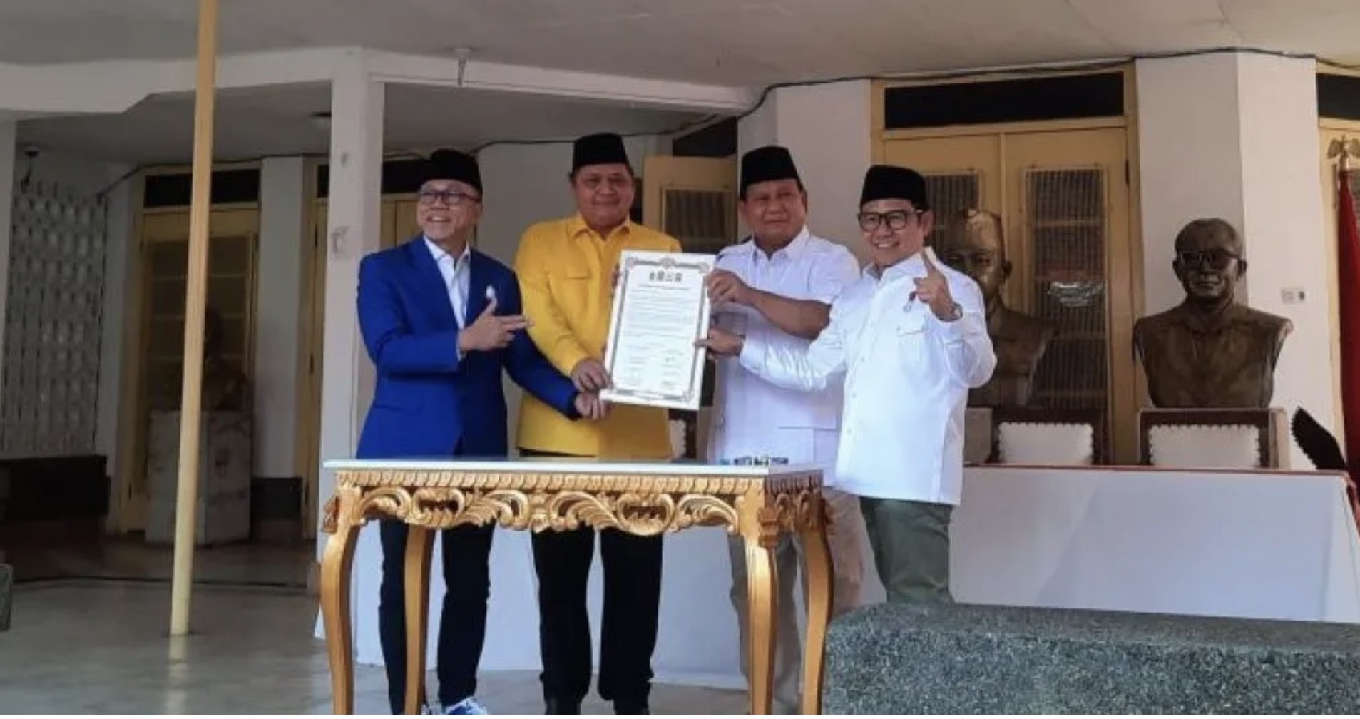 Golkar dan PAN Gabung Koalisi Dukung Prabowo Bersama PKB-Gerindra