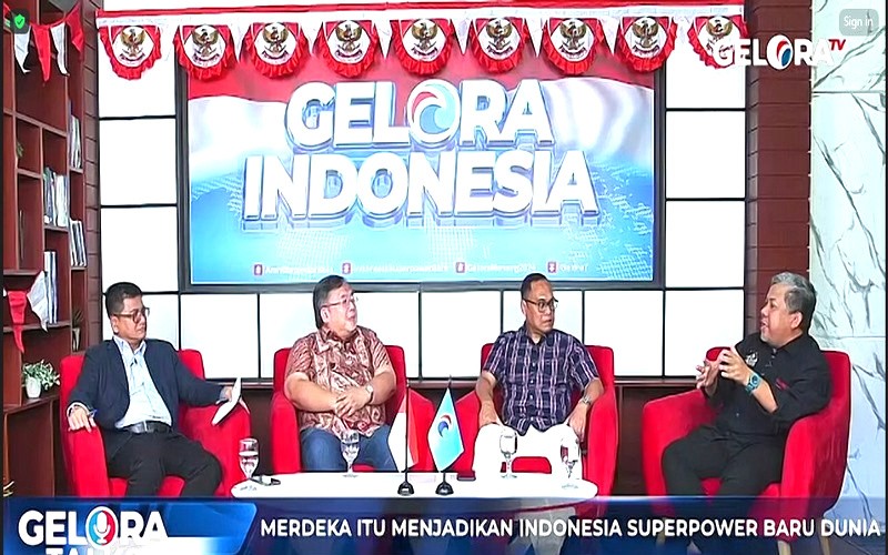 Partai Gelora Dorong Kata 'Superpower Baru' Jadi Kosakata Perbincangan Sehar-hari