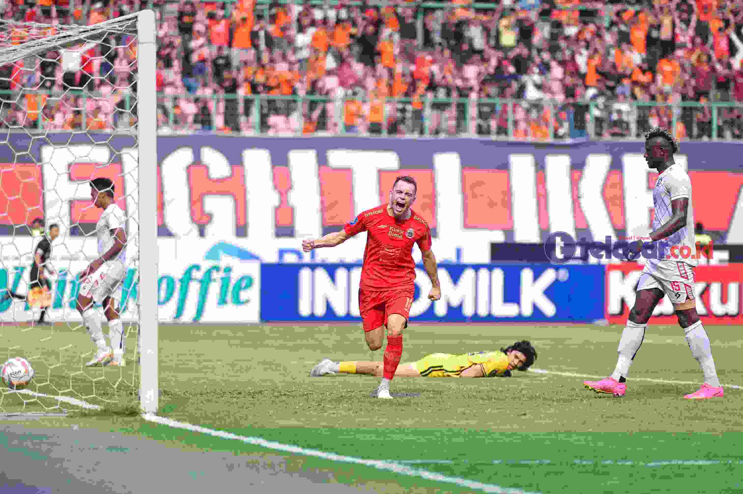 Bermain 10 Pemain Sejak Awal Babak Kedua, Persija Ditahan Imbang Arema FC 2-2