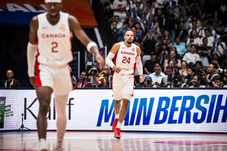FIBA World Cup 2023: Kanada Hajar Prancis dengan Skor Telak