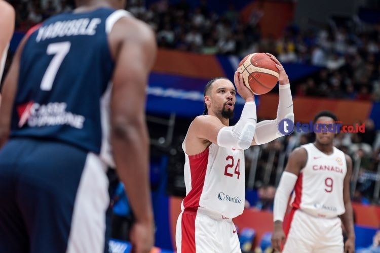 FOTO: FIBA World Cup 2023, Kanada Sudahi Perlawanan Prancis dengan Skor Telak