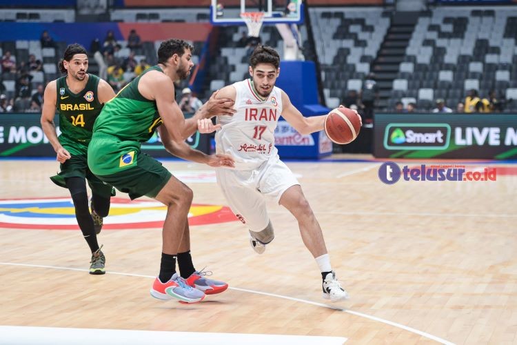 FOTO: FIBA Basketball World Cup 2023, Brazil Sikat Iran 100-59