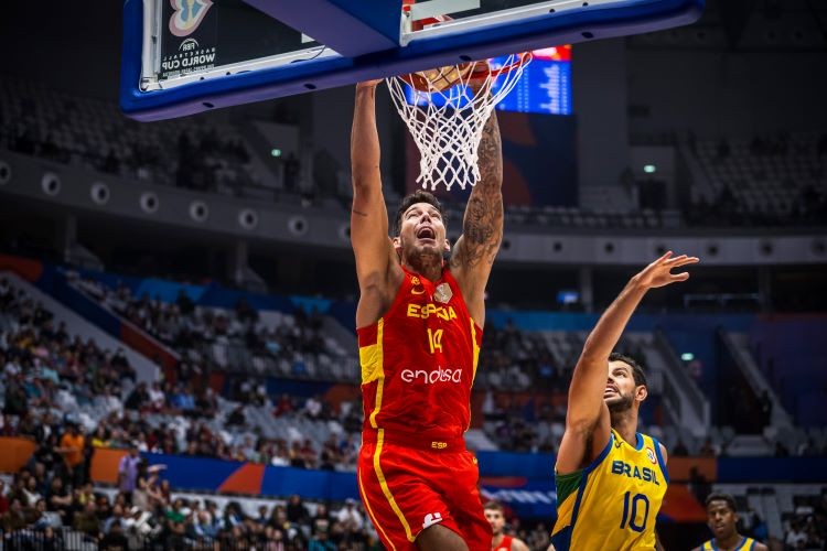 FIBA World Cup 2023, Juara Bertahan Spanyol Kalahkan Brazil 96-78