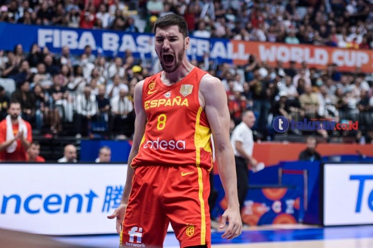 FOTO: FIBA World Cup 2023, Juara Bertahan Spanyol Melaju Mulus ke Babak Kedua