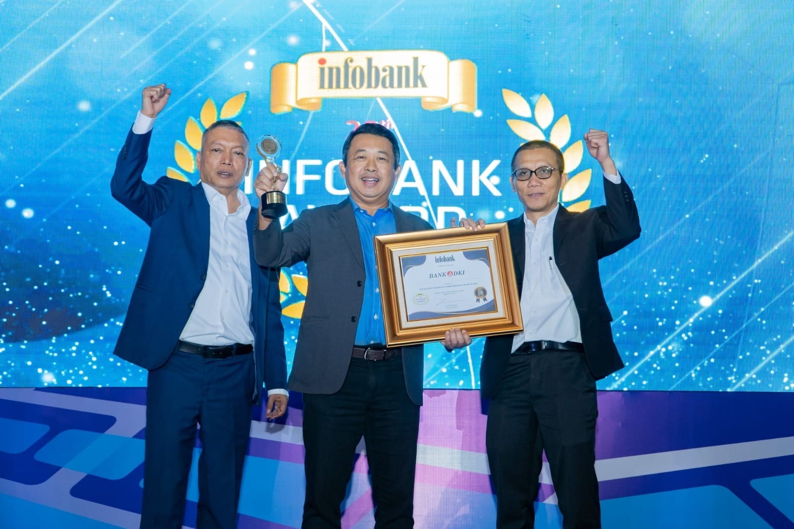 Kinerja Baik Selama 2022, Bank DKI Raih 2 Kategori pada 28th Infobank Award 2023