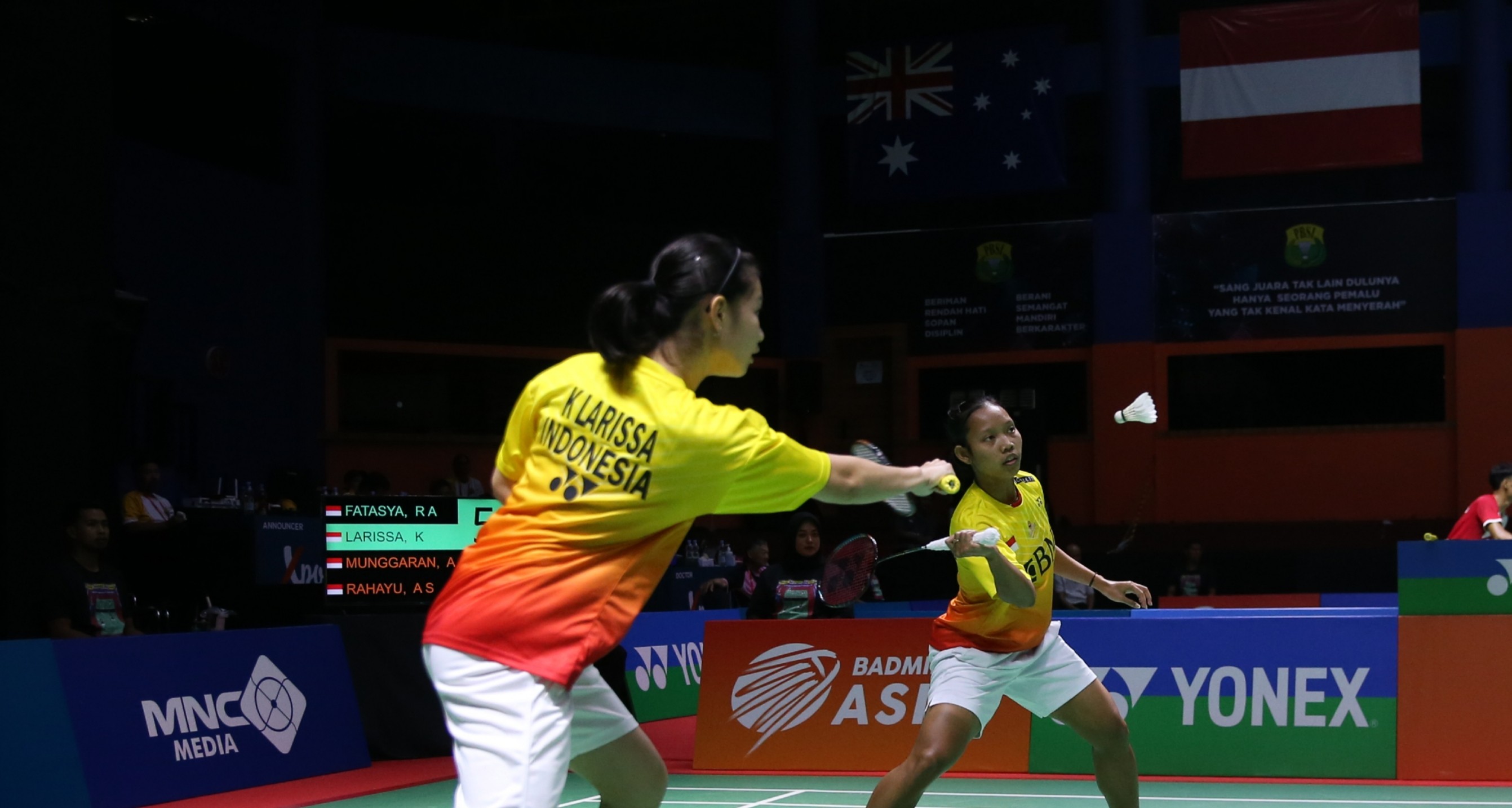 Ridya/Kelly Susul Velisha/Bernadine dan Anggi/Putri Larasati ke Perempatfinal