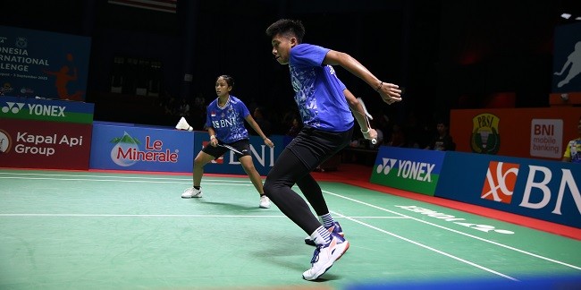 Marwan/Jessica ke Semifinal Xpora Indonesia International Challenge 2023