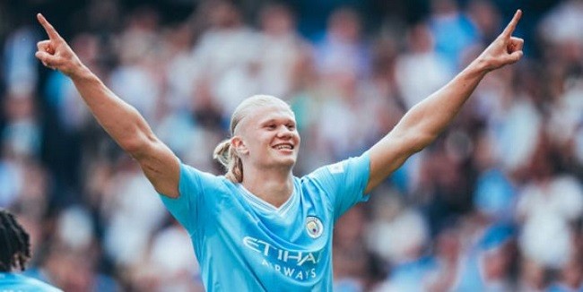Hattrick Haaland Buat City Menang telak 5-1 dari Fulham