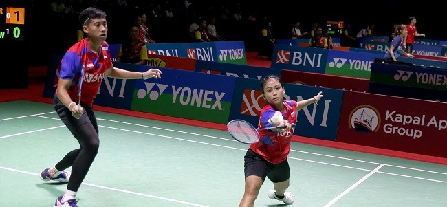 BNI Indonesia Masters 2023, Marwan/Jessica dan Reza/Marsheila Melaju