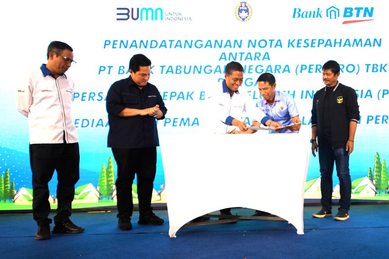 Bank BTN Dan PSSI Berkolaborasi Sediakan Hunian Layak Bagi Pelaku Olahraga Sepakbola