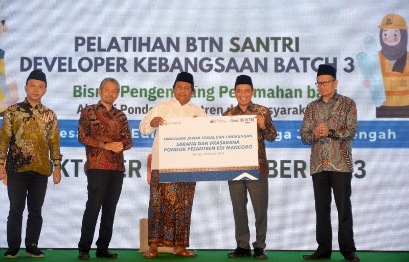 Bank BTN Gelar Pelatihan BTN Santri Developer