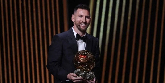 Messi Raih Penghargaan Ballon d'Or Kedelapan Kalinya