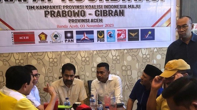 Eks Panglima GAM Ditunjuk Jadi Ketua Tim Pemenangan Prabowo-Gibran di Aceh