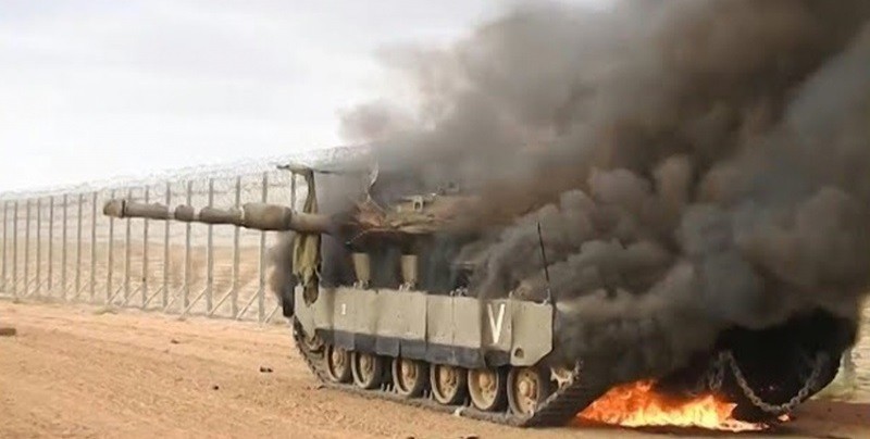 Mantaap...Brigade Al Qassam Berhasil Ledakkan Empat Kendaraan Militer Israel