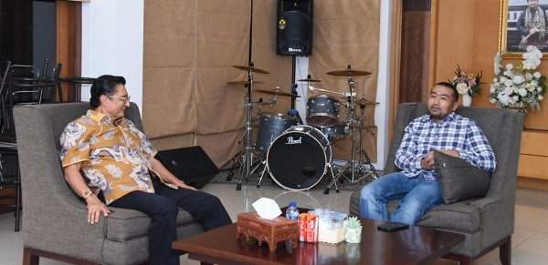 Bertemu Wagub Sumbar, Fadel Muhammad Puji Keberhasilan Pembangunan Di Ranah Minang