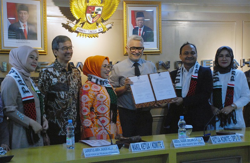 Komite I DPD RI Akan Bentuk Kaukus DPD RI Untuk Kemerdekaan Palestina