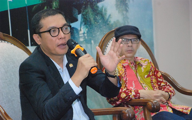 Dialektika Demokrasi dengan tema " Bersama Menjaga Kondusifitas Jelang Pemilu"