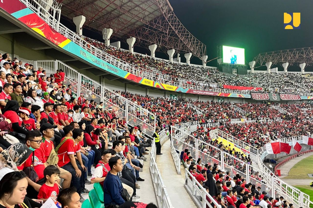 Pasca Renovasi, Stadion Bung Tomo Jadi Venue Opening Ceremony Piala Dunia U-17