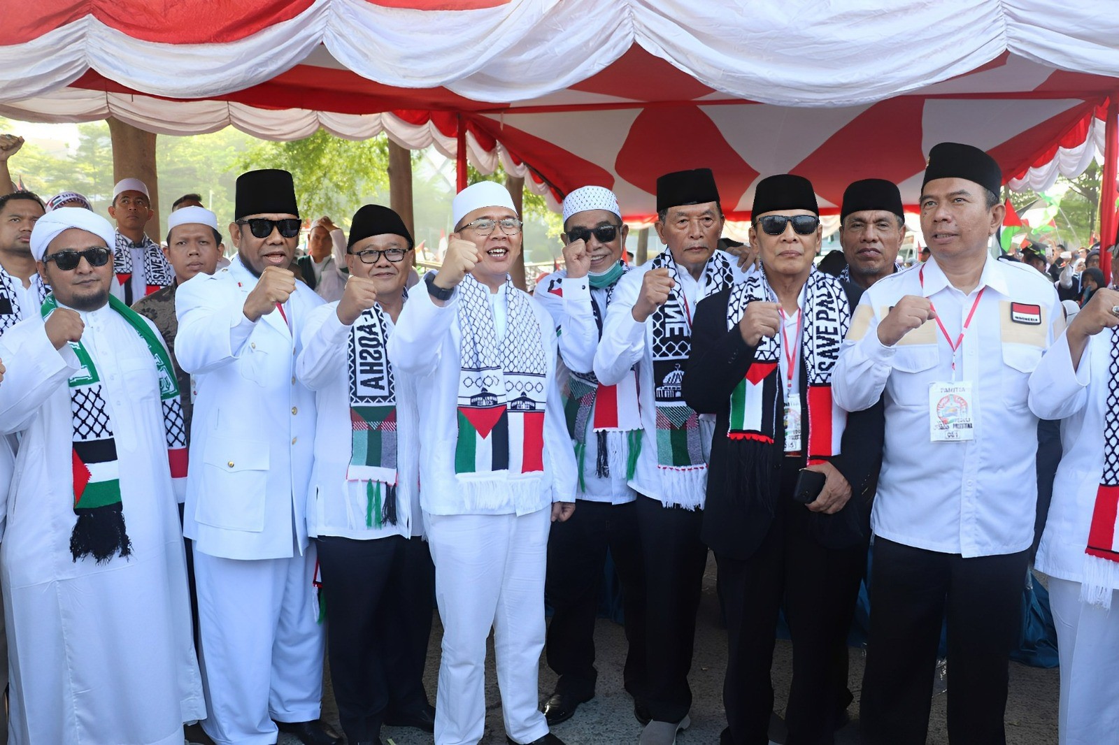Aksi Bela Palestina, Pj Bupati Bekasi Dukung Palestina Merdeka dan Minta Akhiri Kekejaman Israel