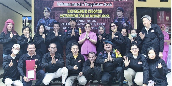 HUT Brimob Polri ke-78, Batalyon D Pelopor Brimob Polda Metro Jaya Gelar Sunatan Massal dan Pengobatan Gratis