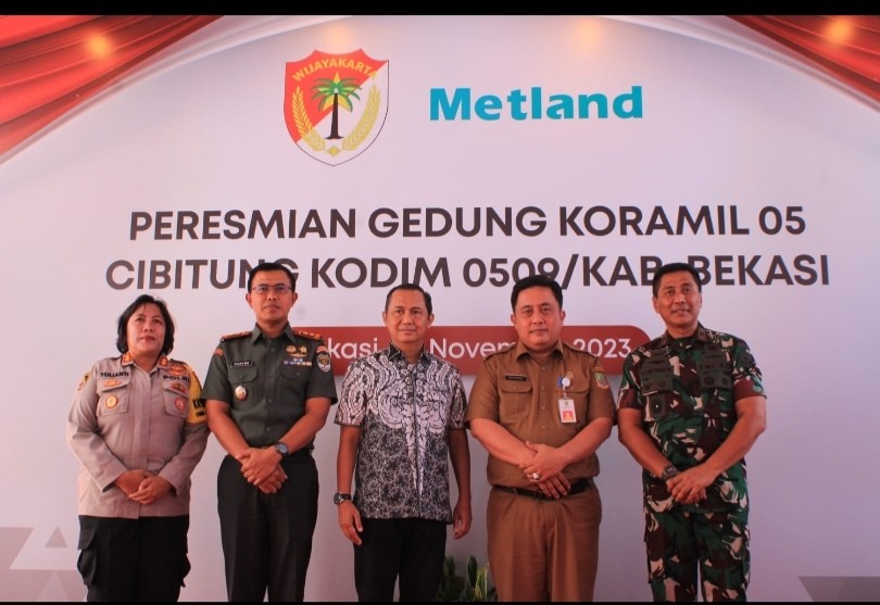 Koramil 05 Cibitung Bekasi Punya Gedung Baru di Perumahan Metland