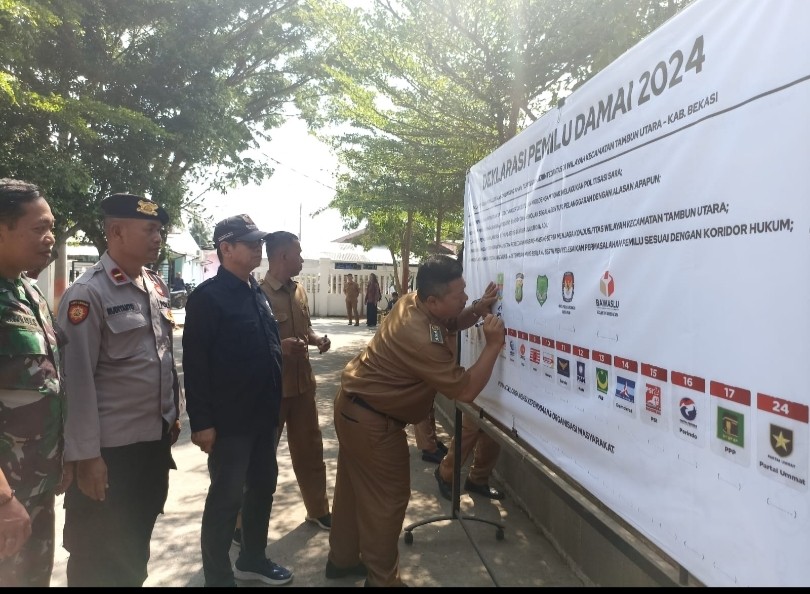 Camat Tambun Harap Pemilu 2024 Berjalan Damai dan Aman