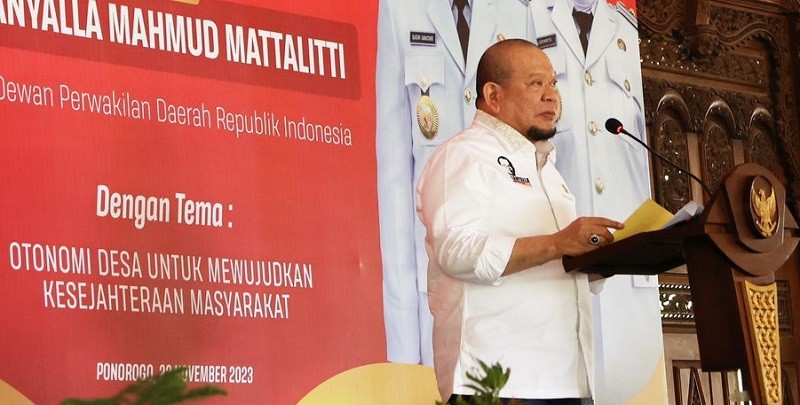 Perkuat Desa, LaNyalla: Wajar Dana Desa Semakin Besar Tiap Tahunnya