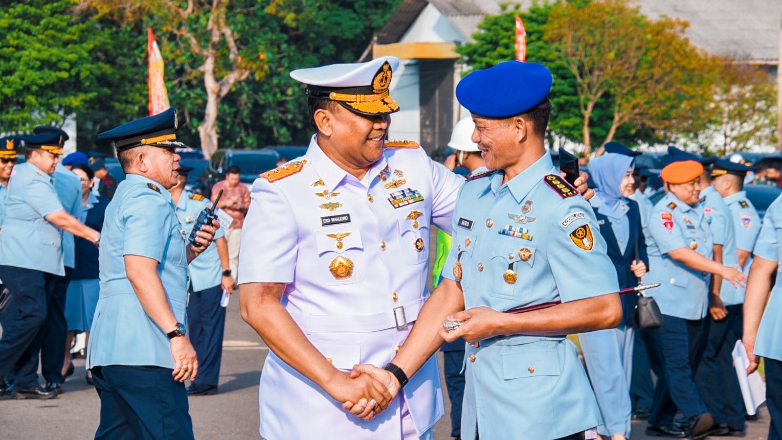 Wadan Kodiklatal Hadiri Sertijab Pangkoopsudnas dan Dankodiklat TNI AU