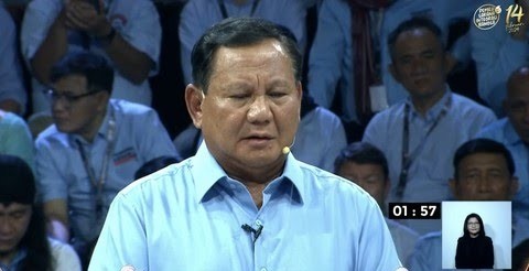 Prabowo: Saya Pertaruhkan Nyawa  untuk Membela HAM