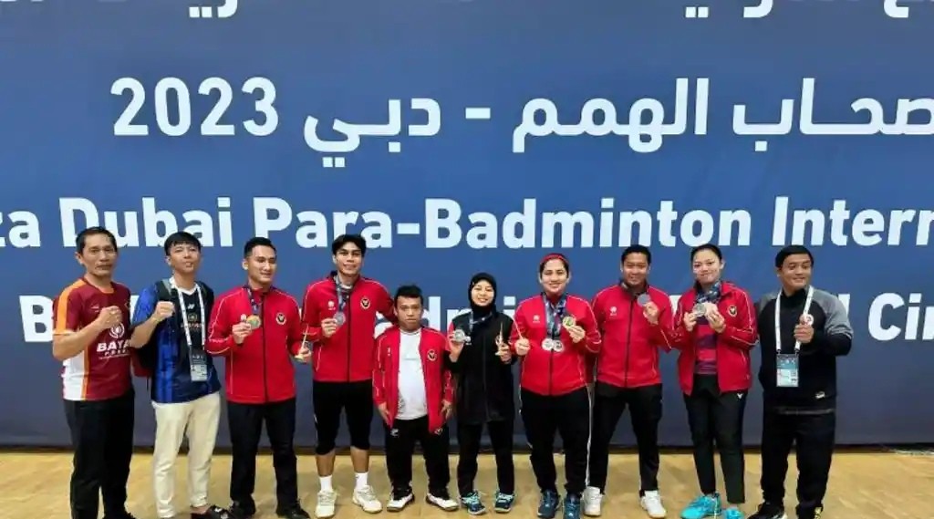 Keren, Tim Para Bulu Tangkis Indonesia Sabet 7 Medali di Dubai