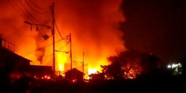 Kebakaran di Palmerah, 10 Rumah Terbakar 