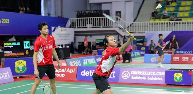 BNI Kejuaraan Nasional PBSI 2023, Debut Bobby/Melati Terus Melaju