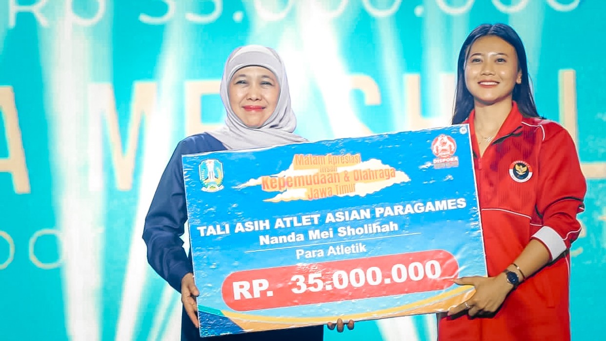 Apresiasi Insan Kepemudaan & Olahraga Berprestasi, Khofifah: Pengharum Nama Jatim di Kancah Global