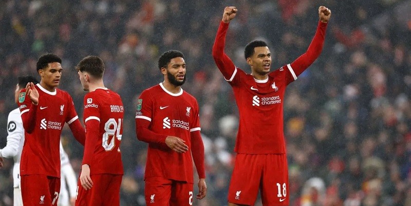 Liverpool Melaju ke Semifinal Piala Carabau Usai Bantai West Ham 5-1