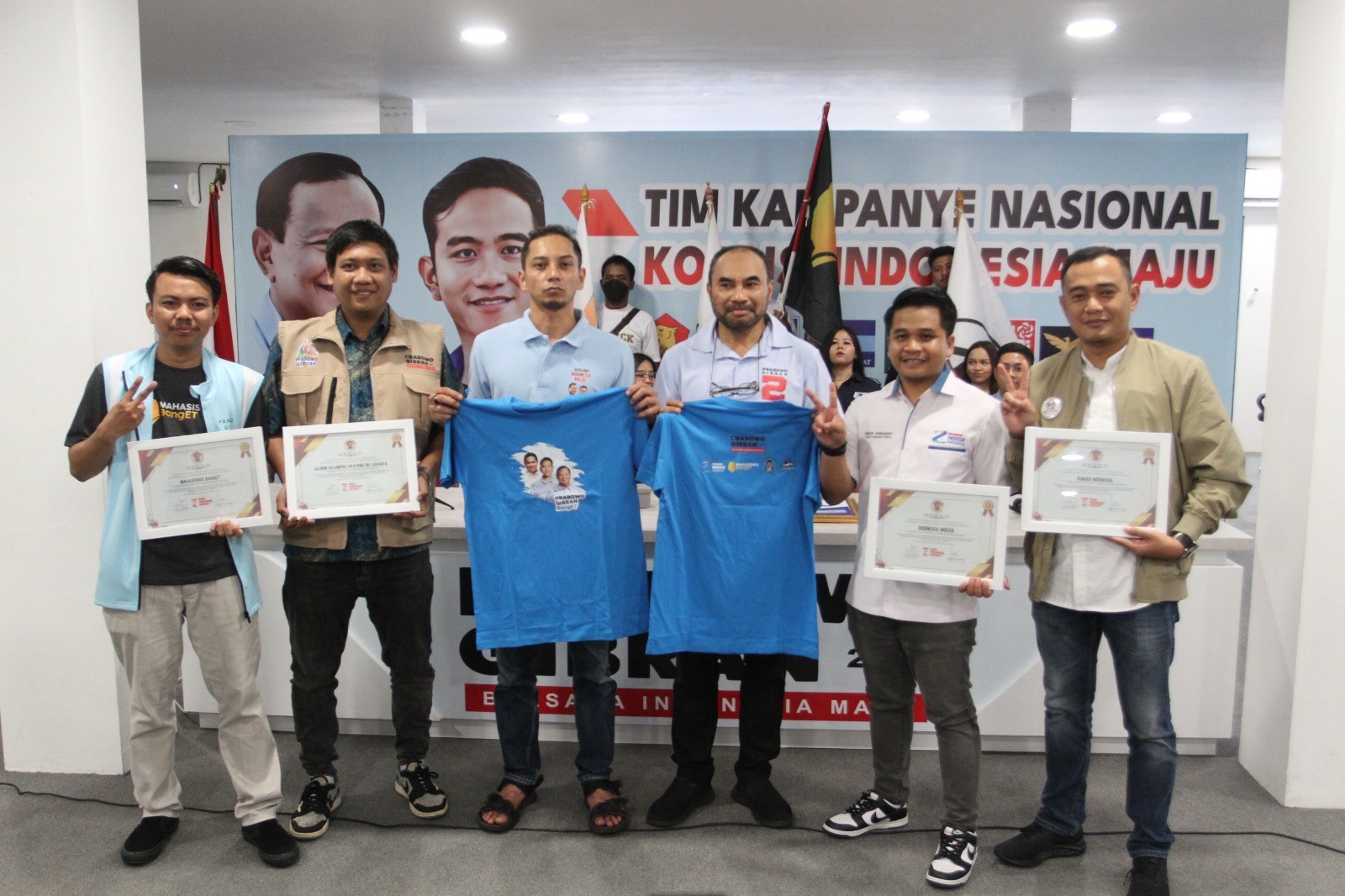 Relawan Erick Thohir Deklarasi Dukung Prabowo-Gibran, TKN Optimis Menang Satu Putaran