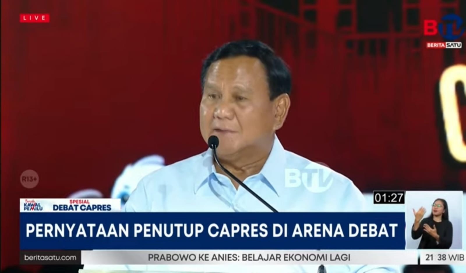 Prabowo: Indonesia Harus Punya Pertahanan yang Kuat