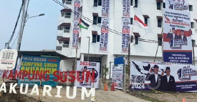 Ada Baliho AMIN di Rusun Akuarium, Bawaslu DKI: Bawaslu Jakut Sudah Lakukan Penelusuran 