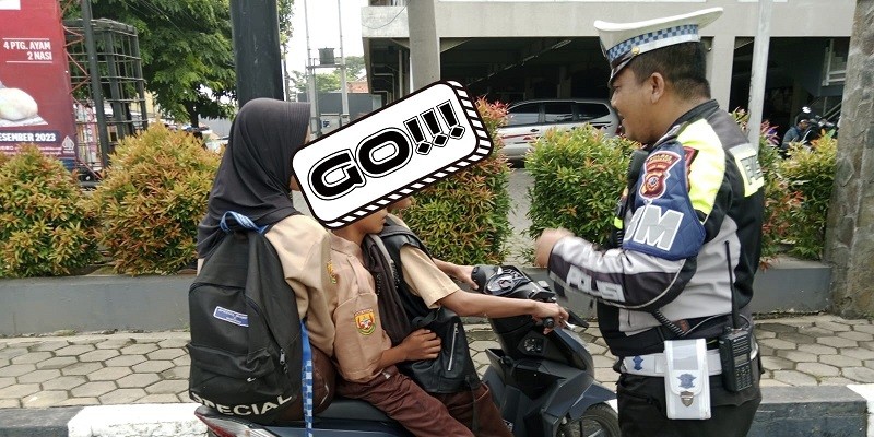 Satlantas Polres Purwakarta Imbau Orang Tua Agar Tak Izinkan Anak Dibawah Umur Berkendara