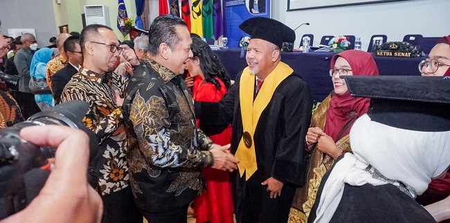 Hadiri Pengukuhan Guru Besar Universitas Trisakti, Ketua MPR RI Dorong Peningkatan Aksesibilitas Perguruan Tinggi