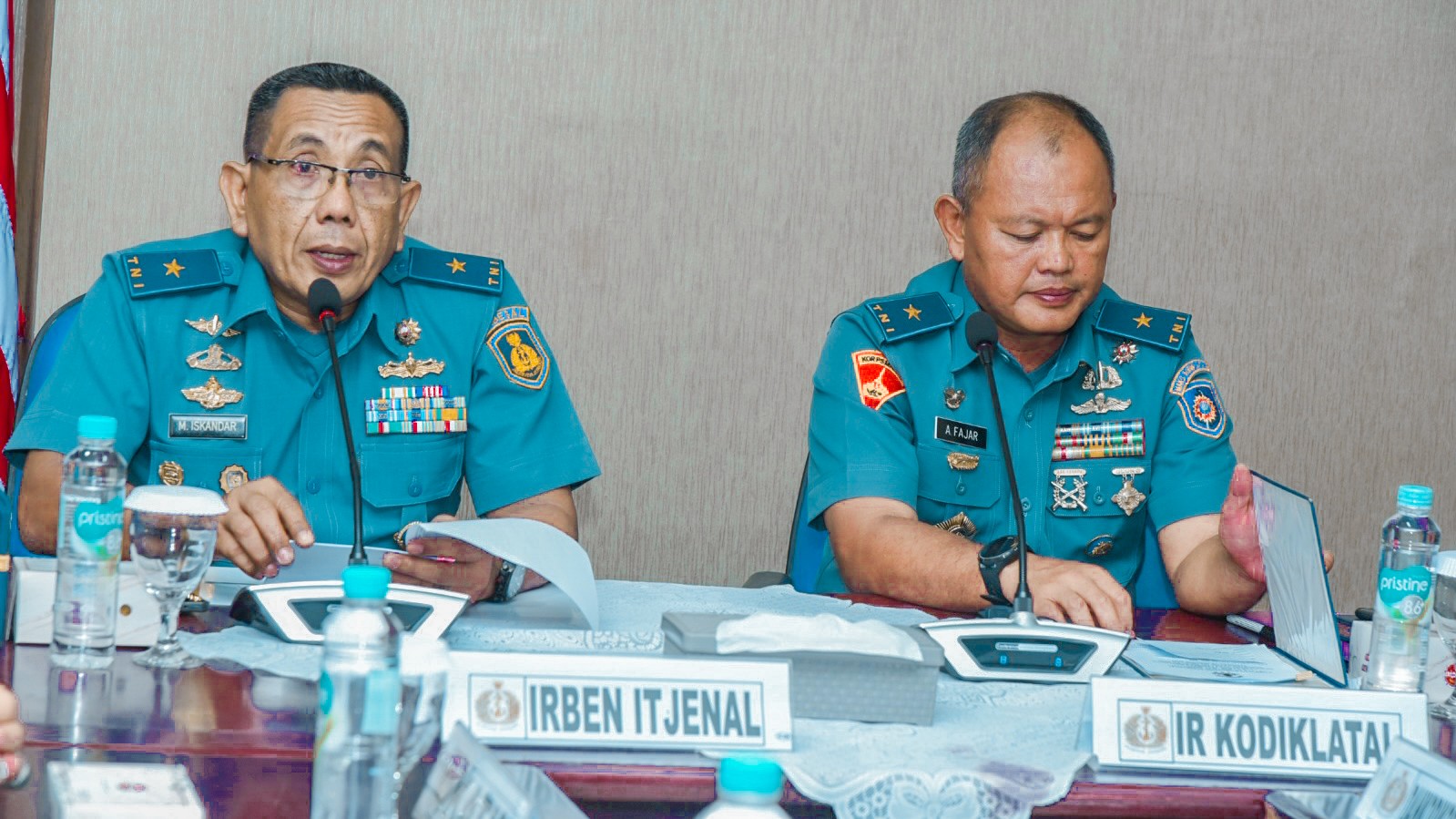 Kodiklatal Laksanakan Taklimat Awal Reviu LK TNI AL Semester II TA. 2023