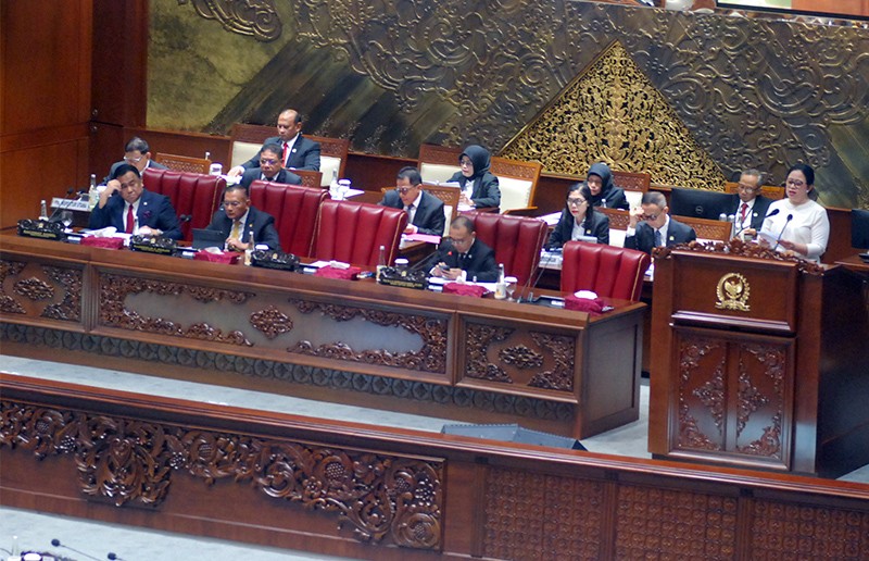 Sidang Paripurna DPR Agenda Pembukaan Masa Persidangan III Tahun 2023-2024