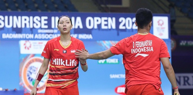 India Open 2024, Lawan Unggulan ke Empat, Dejan/Gloria Tak Telan Pil Pahit