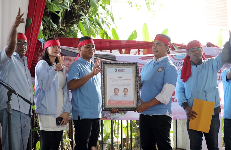 Ikatan Pemuda Pelajar Mahasiswa Laimu (IPPMAL) Dukung Prabowo-Gibran