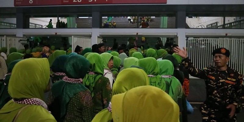 Ratusan Ribu Anggota Muslimat NU Ramaikan Harlah ke-78 di GBK