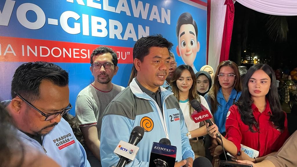 Nobar Indonesia Vs Jepang Bersama Relawan, TKN: Prabowo Punya Mimpi Timnas RI Ikut Piala Dunia 