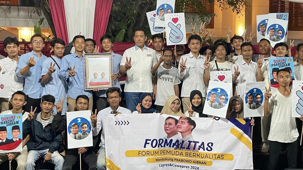 Forum Pemuda Berkualitas Deklarasi Dukung Prabowo-Gibran, Ini Harapan Mereka