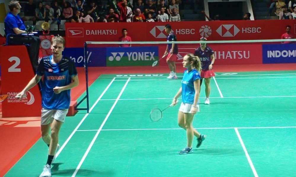Ganda Campuran Denmark Hentikan Perjalanan Rehan/Lisa  di Indonesia Master 2024